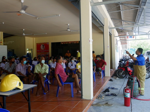 โครงการฝึกซ้อมแผนป้องกันและบรรเทาสาธารณภัย
