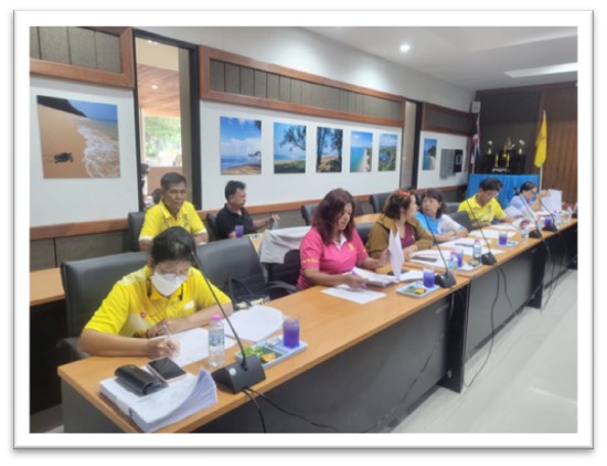 ประชุมคณะกประชุมกรรมการกองทุนหลักประกันสุขภาพ องค์การบริหารส่วนตำบลท้ายเหมือง